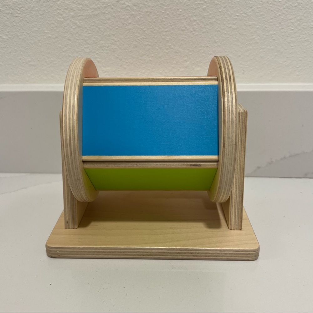 Lovevery Spinning Color Drum Montessori Baby Toy Wooden